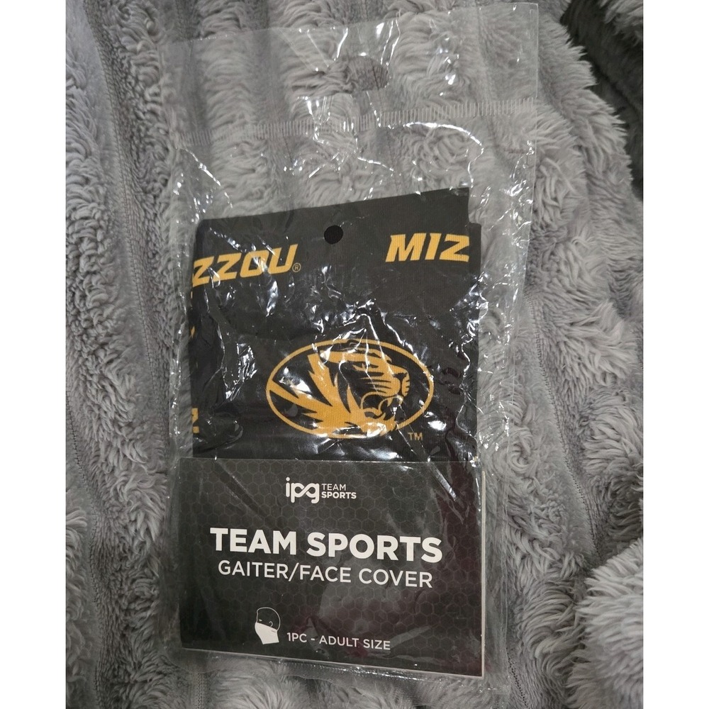 NCAA Missouri Tigers Mizzou Gaiter Face Cover Adult Size